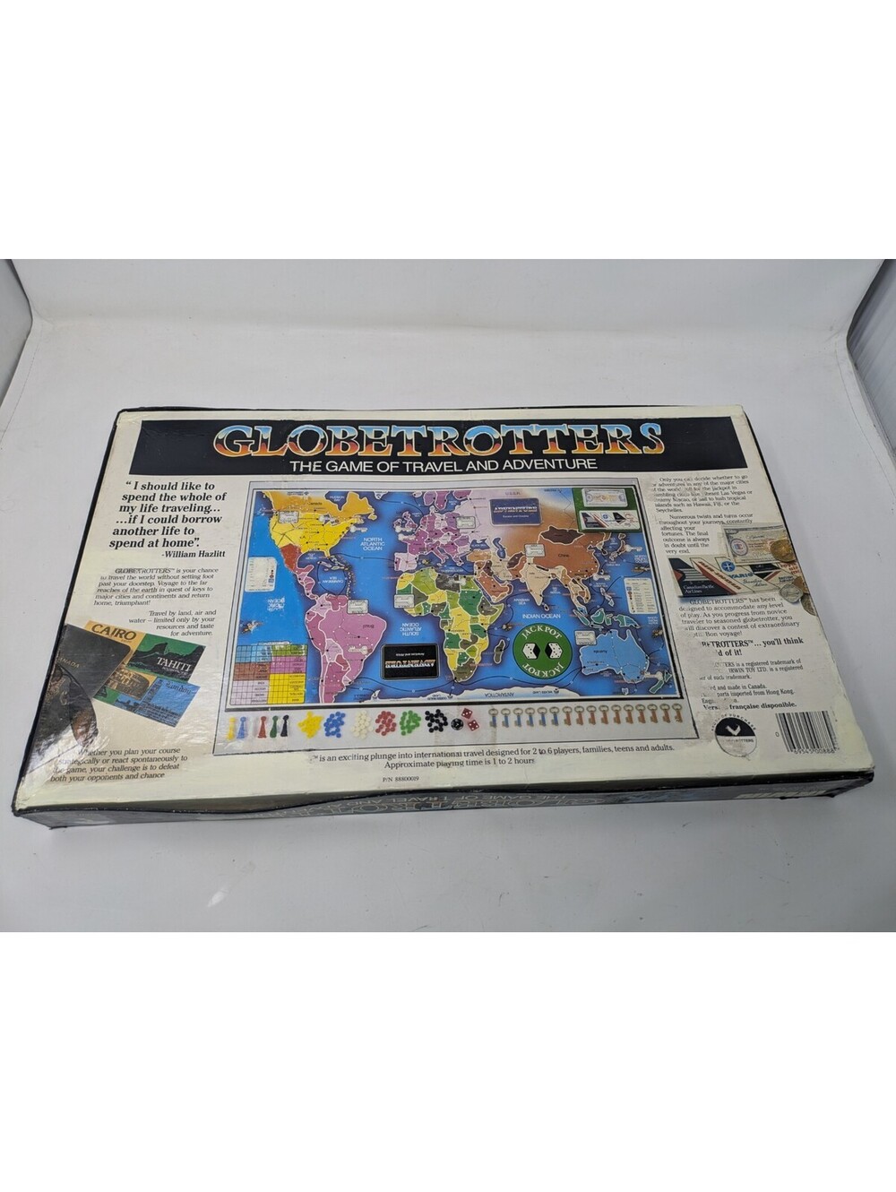 Vintage 1984 Globetrotters Board Game 100% Complete - Picture 7 of 7